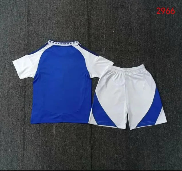 2025/26 Cruzeiro Home Jersey - Kids Kit