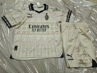 2023/2024 Ac Milan Away Children'S Jersey Children'S Sizes