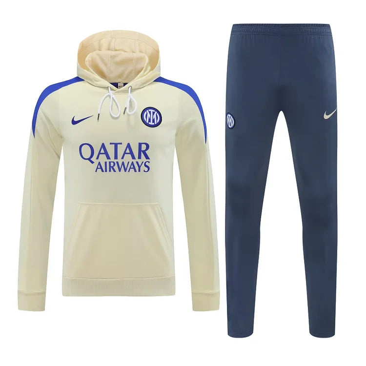 2024/25 Inter Milan Hooded Training Kit.