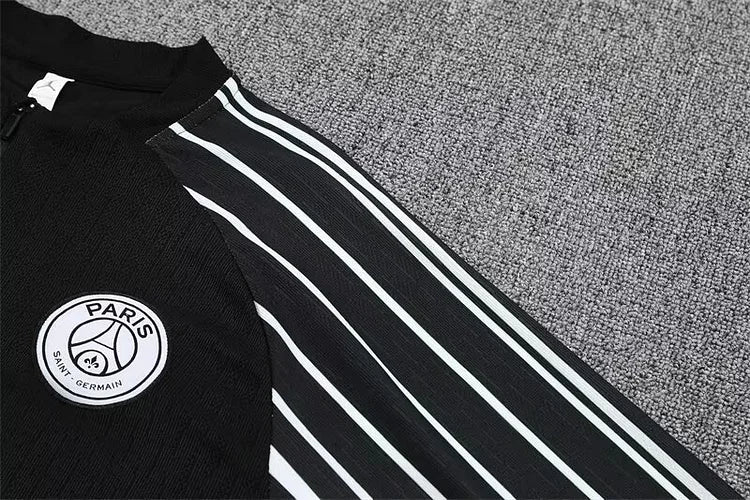 25/26 Paris black long-sleeved training suit