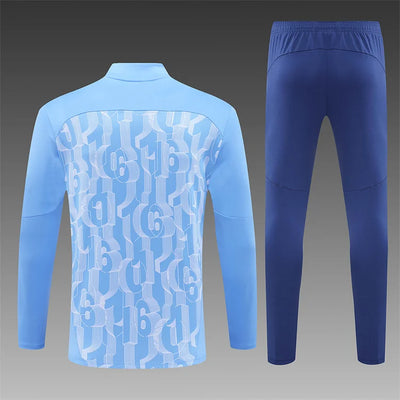 2024/25 Manchester City light blue training kit.