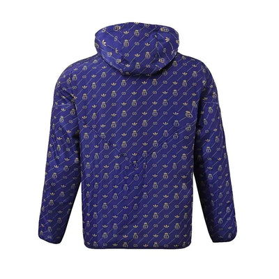 Real Madrid Blue Hooded Windbreaker