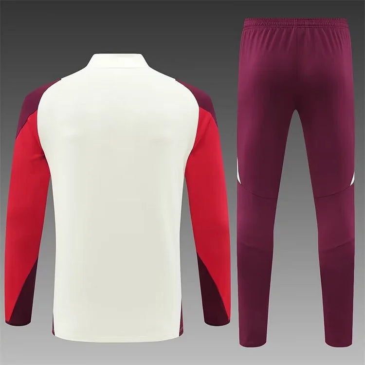 2024/25 Bayern Munich White Half-Zip Training Jersey