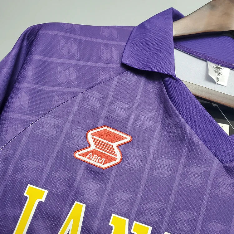 1989/1990 Fiorentina home retro jersey 1:1 Thai quality