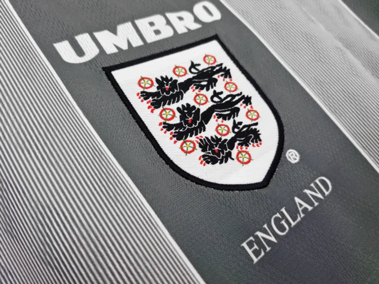 1996 England Away Retro Long Sleeve Jersey