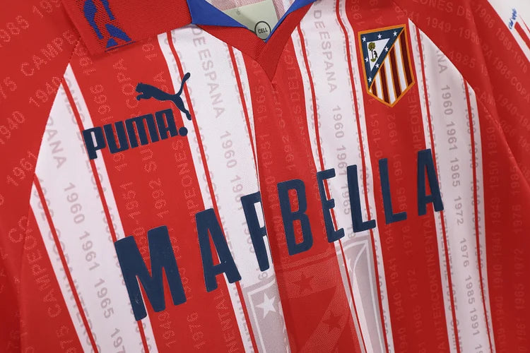 1995/96 Atletico Madrid Home Retro Kit -