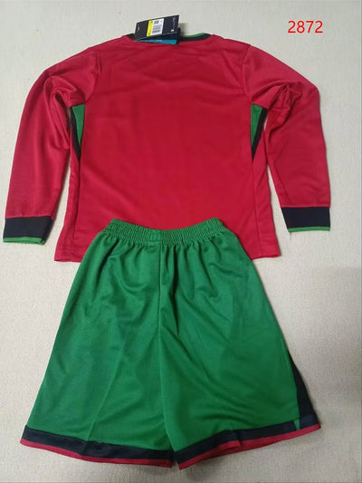 2024/25 Portugal Home Long Sleeve Children'S Jersey