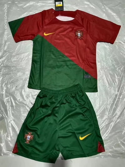 2022 Portugal Home Jersey - Kids Jersey