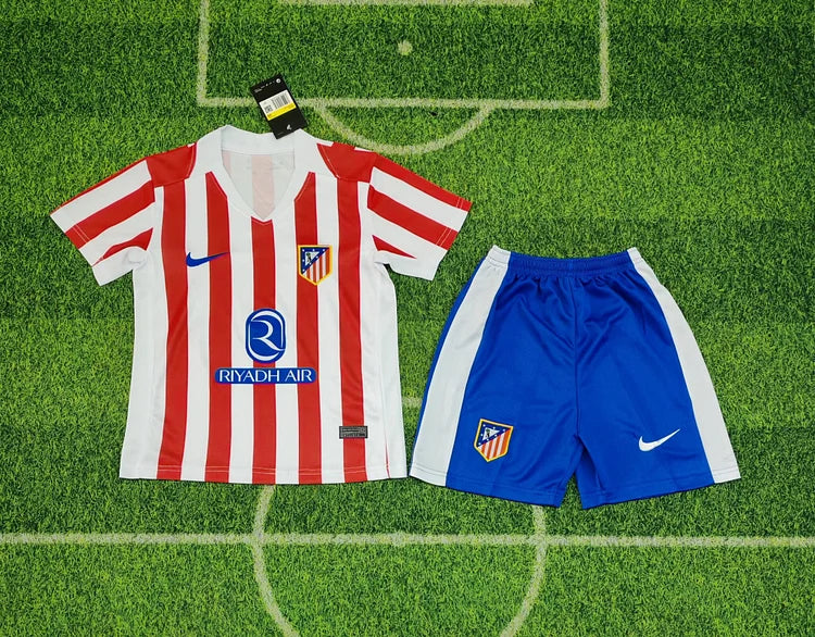 25/26 Atletico Madrid Home Kidswear