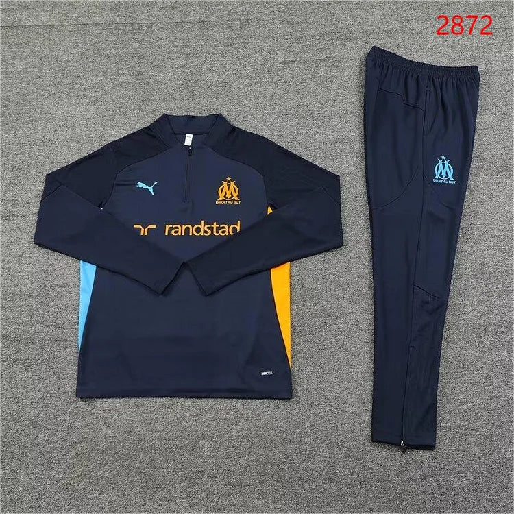 2024/25 Marseille Half-Zip Long-Sleeved Training Suit