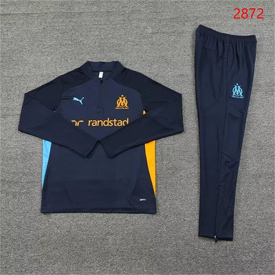 2024/25 Marseille Half-Zip Long-Sleeved Training Suit