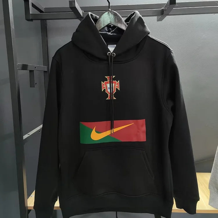 2024/25 Portugal black casual sweater.