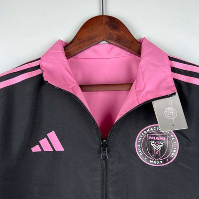 2023/2024 Inter Miami Reversible Windbreaker(black-pink)Soccer Jersey