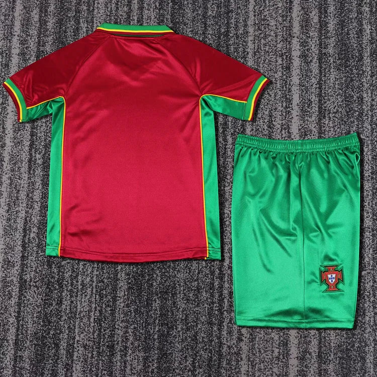 1998 Portugal Home Retro Shirt - Kids
