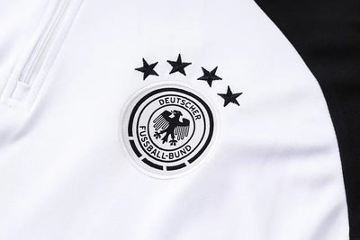 2024/25 German half-zip training suit white 1:1 Thai quality suit