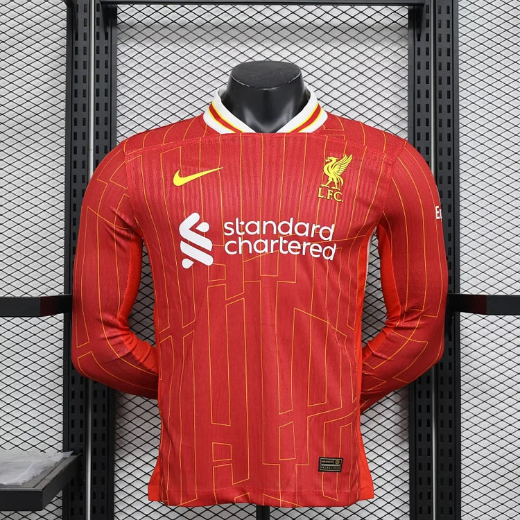 2024/25 LiverpoolHome long sleeve jersey