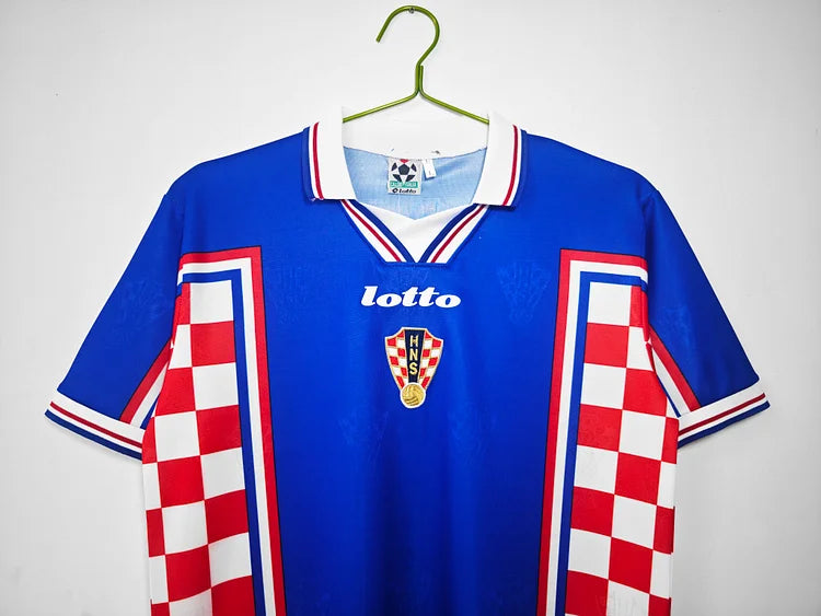 1998 Croatia away retro jersey