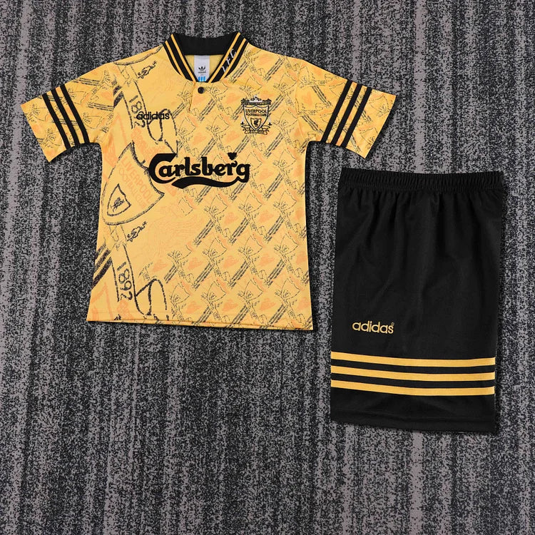 1995/96 Liverpool Second Away Retro - Kids Kit