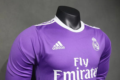 2016/17 Real Madrid Away Retro Long Sleeve - Player Edition