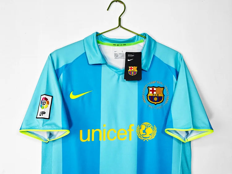 2007/08 Barcelona Away Retro Kit -