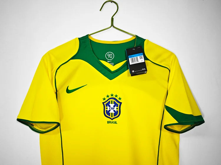 2004 Brazil home retro jersey