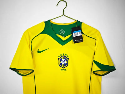 2004 Brazil home retro jersey
