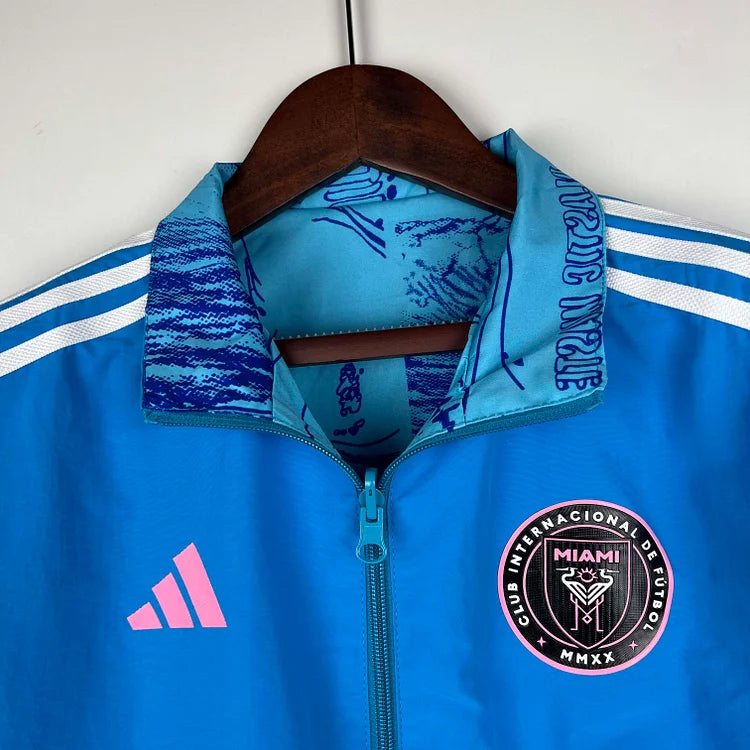 2023/2024 Inter Miami Reversible Windbreaker Blue Soccer Jersey