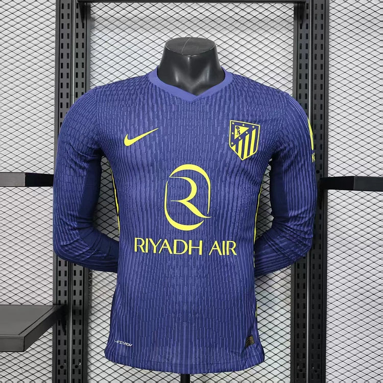 2025/2026 Atletico Madrid Away Long Sleeve Player Version