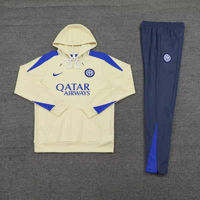 2024/25 Inter Milan Hooded Training Kit.