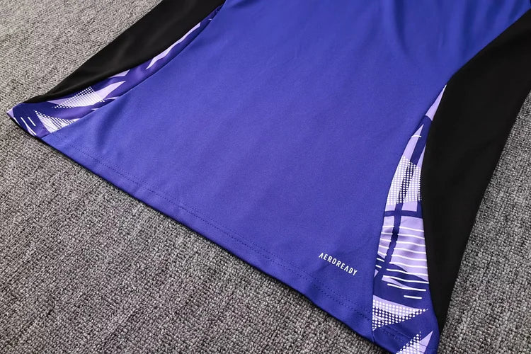 2024/25 German half zip training suit purple 1:1 Thailand quality suit