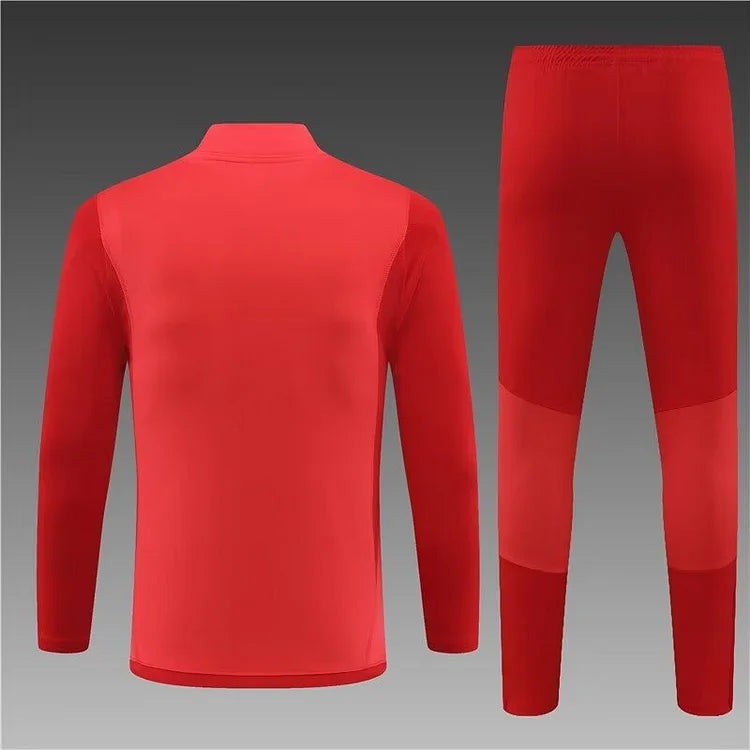 2023/24 Bayern half-pull training uniform red set