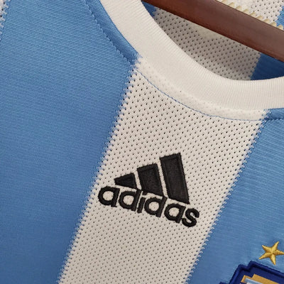 2010 World Cup Argentina home retro jersey