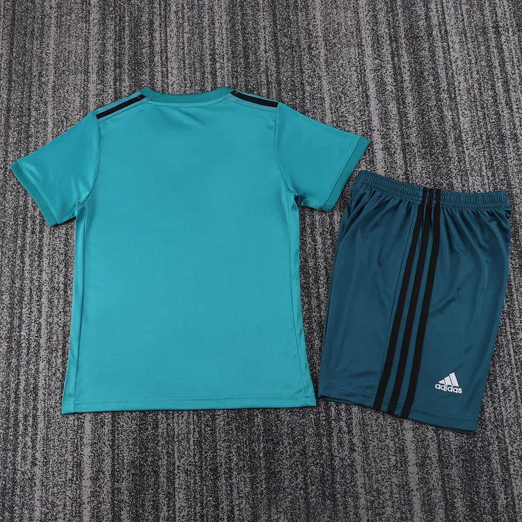2017/18 Real Madrid Second Away Retro - Kids Kit