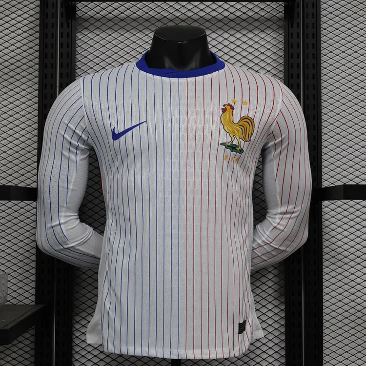 2024/25 France Away Shirt - Long Sleeve - Player Version