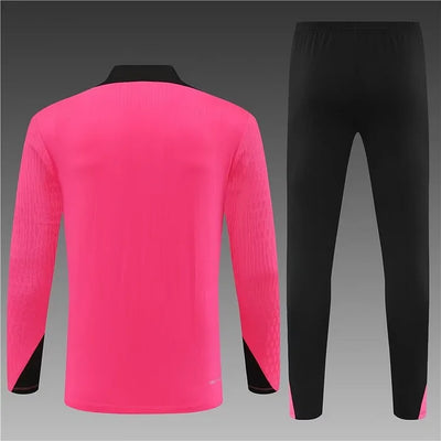 2024/25 Chelsea half-pull training uniform pink 1:1 Thai quality suit