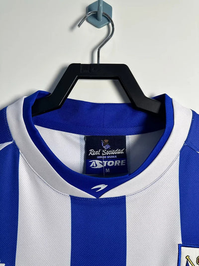 2002/03 Real Sociedad Home Retro Shirt