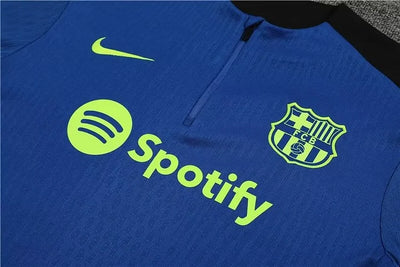2024/25 Barcelona half-pull training suit colorful blue 1:1 Thai quality suit