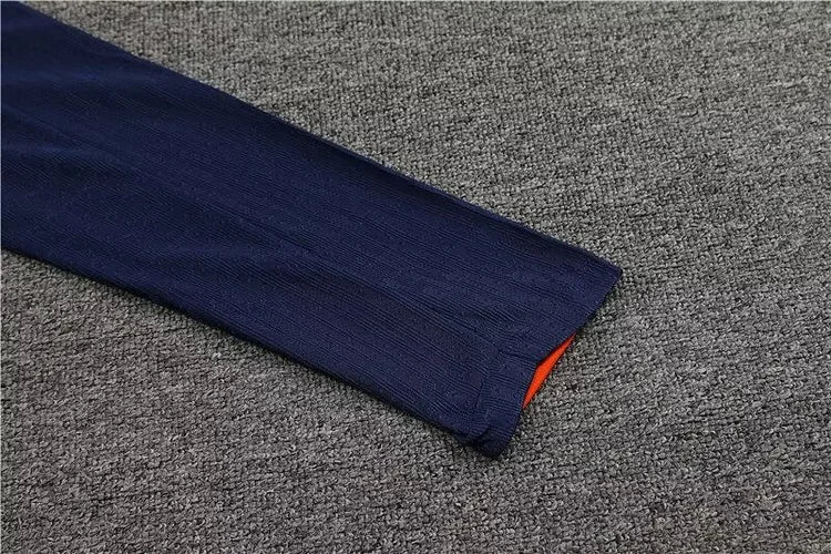 2024/25 Dutch half-pull training uniform royal blue 1:1 Thai quality suit