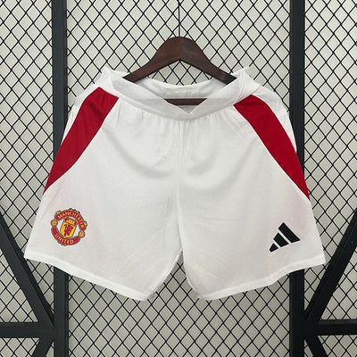 2025/2026 Manchester United Home Shorts Fan Edition