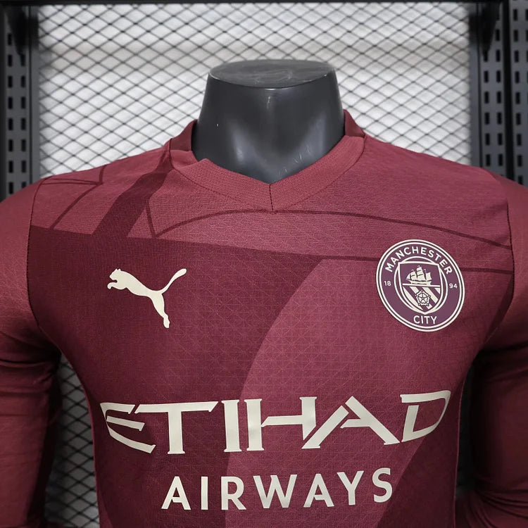 2024/2025 Manchester City Away Long Sleeve Player Version