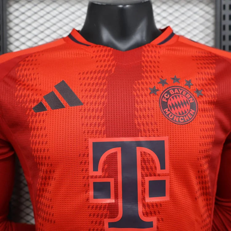 2024/25 Bayern Munich Home Long Sleeve Player Edition Jersey