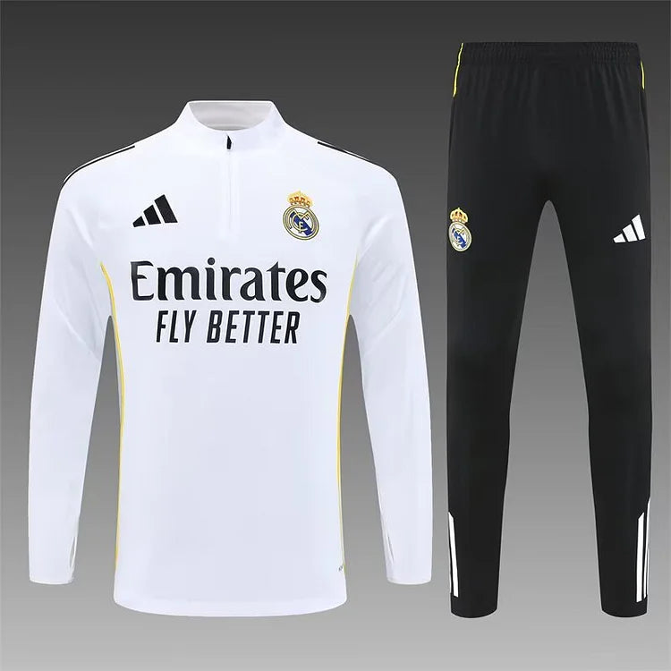 2025/2026 Real Madrid Half-Pulled Training Suit