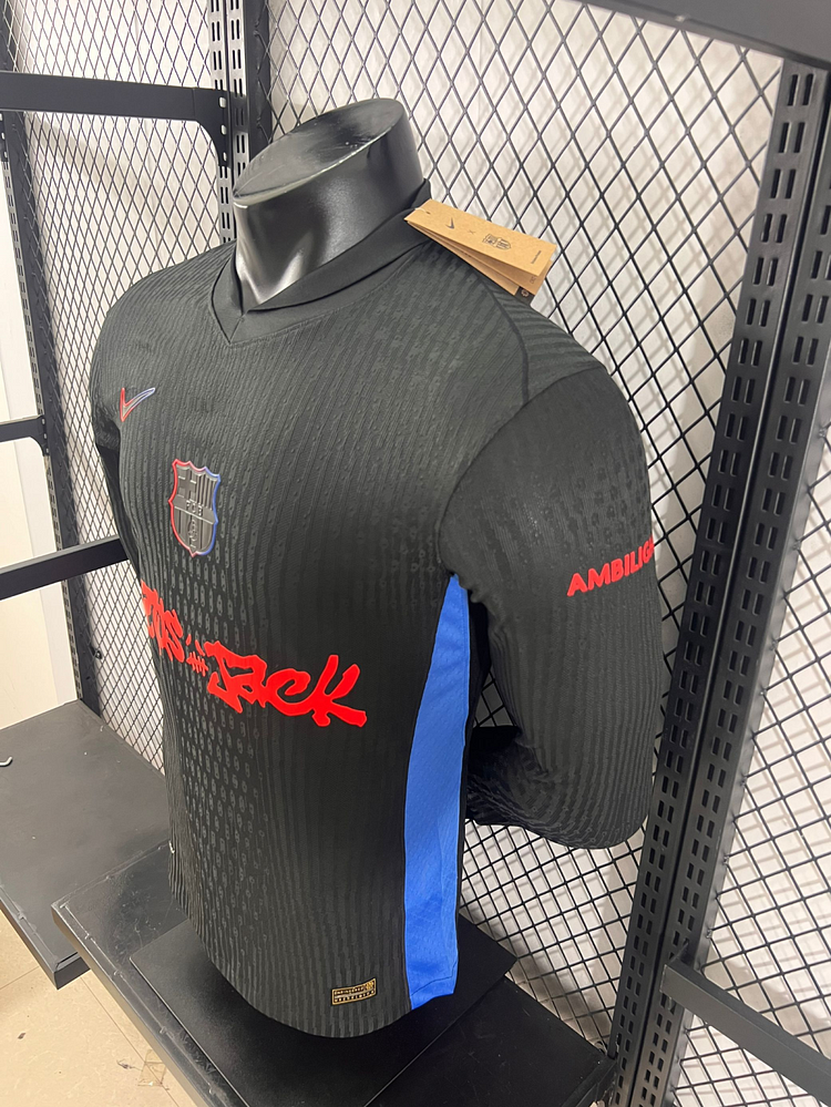 2024/2025 Barcelona Away Players Long-Sleeved Joint Model