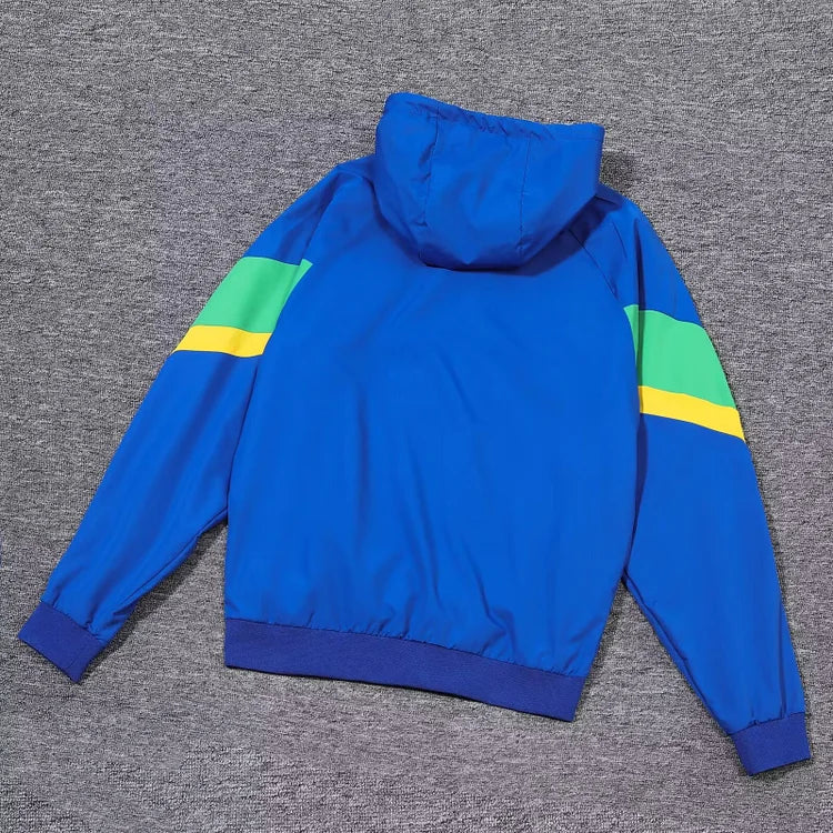 2024/25 Brazil National Team Blue Windbreaker