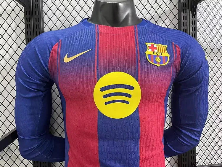 25/26 Barcelona home long sleeve player version