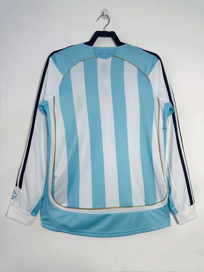 2006 Argentina Home Long Sleeve Jersey