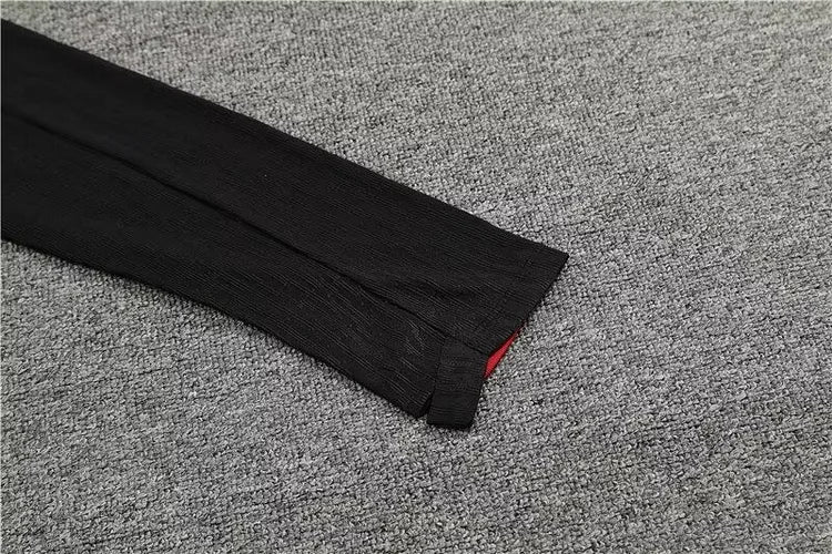 2024/25 Portuguese half-pull training uniform black 1:1 Thai quality suit