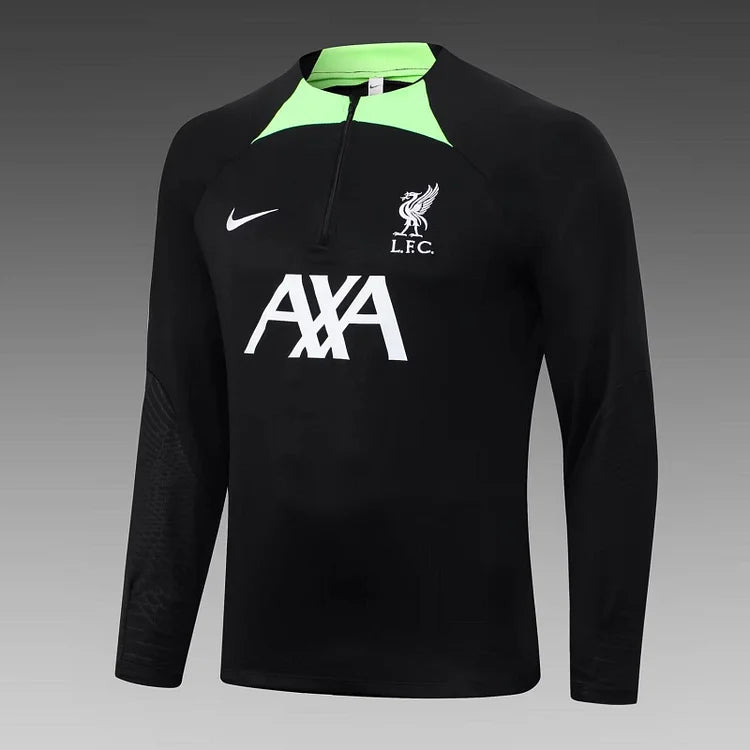 2023/24 Liverpool Half-zip training suit black