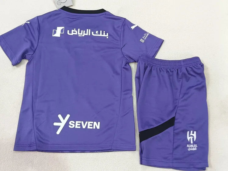 2024/25 Riyadh Crescent Second Away - Kids Kit