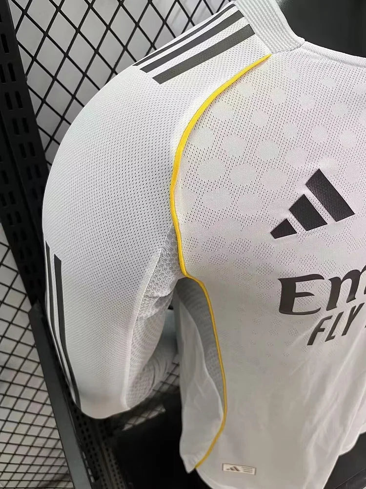 25/26 Real Madrid Home Long Sleeve Player Edition